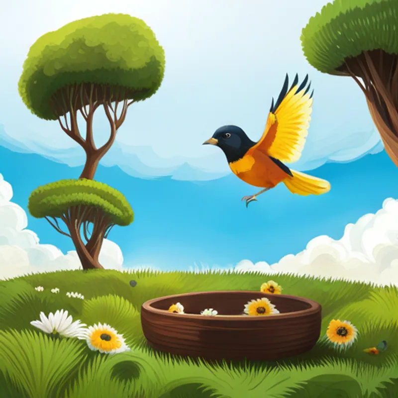 Lila teaches baby birds how to fly back to their nest