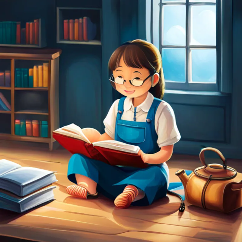 Lila closes the book with a smile and feels grateful for her magical adventures