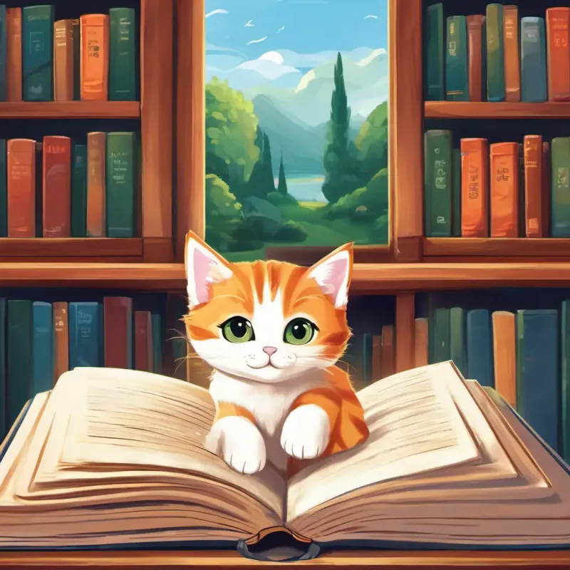 Leave poster at library with kitten info