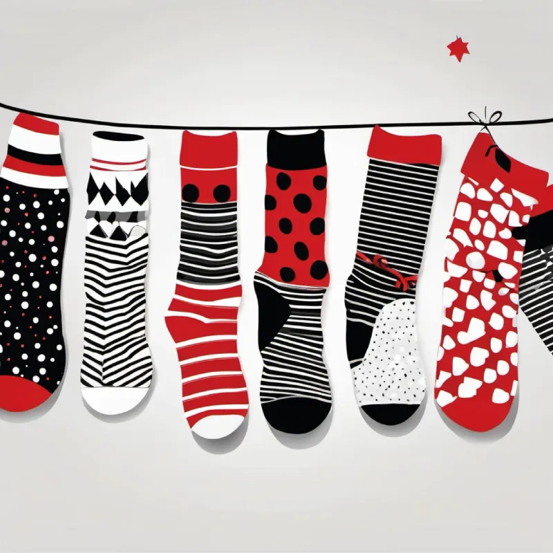 Organizing a parade to honor each sock's individuality.