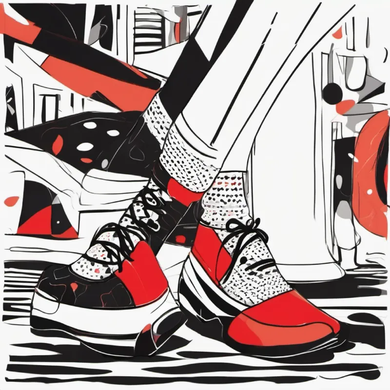 Kristin whispers a realization about individuality to a sock.