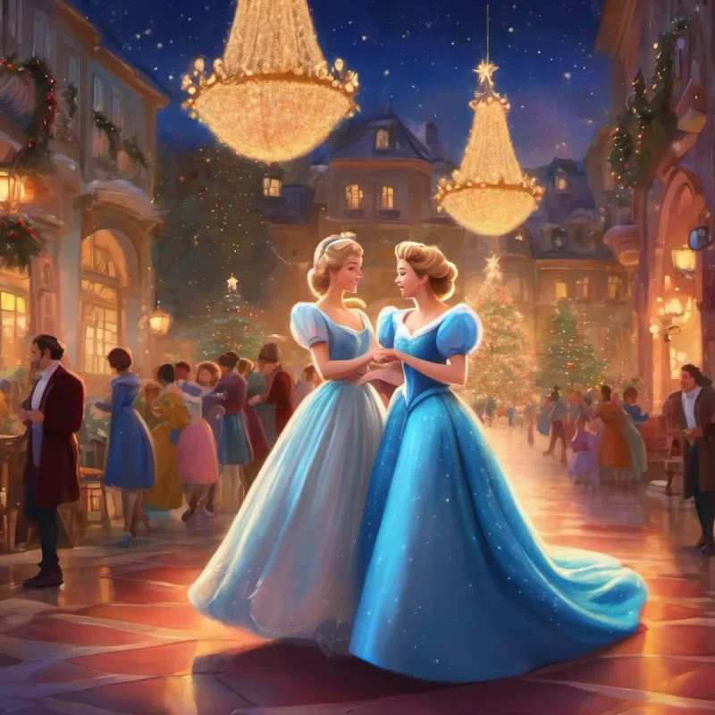Stepsisters mock Cinderella's desire to attend the ball.