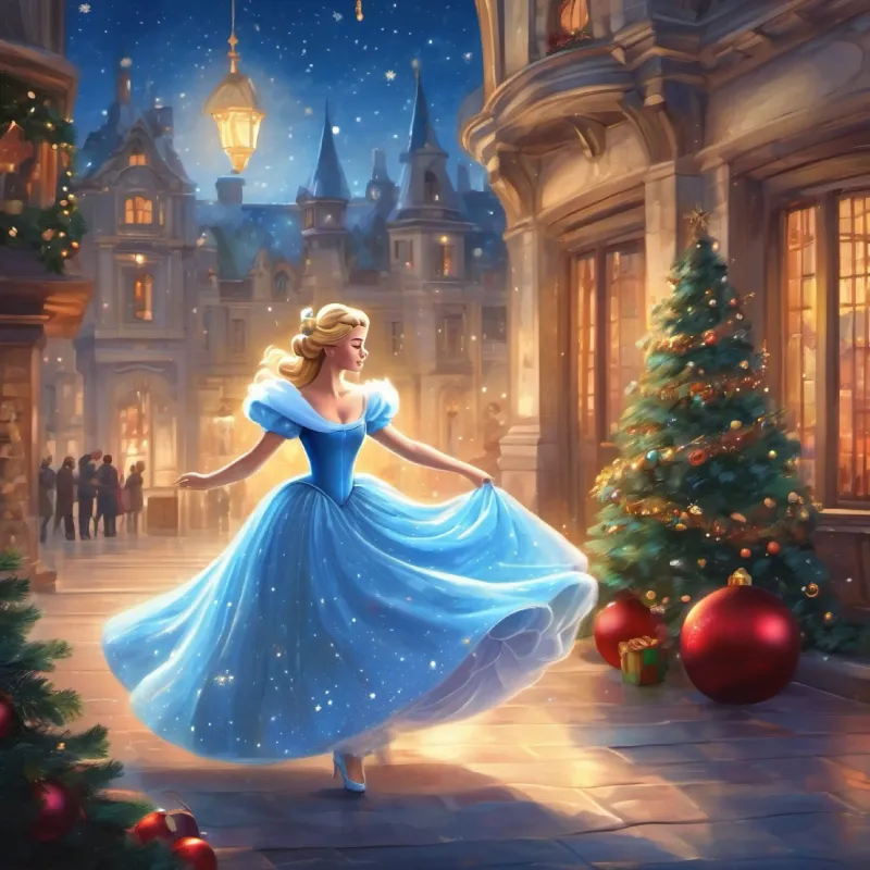 Cinderella dreams of the ball despite having no dress.