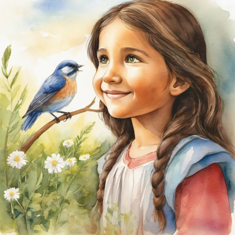 Eva lived a long and wonderful life, touching the hearts of countless people with her gentle spirit and unwavering trust in Jesus. She never forgot the day Jesus answered her prayer and healed that little bird's wing. And so, children, the story of Eva reminds us that no matter how little we might feel, we can make a big difference in the world. Just like Eva, we can show love and kindness to everyone we meet and trust in Jesus to help us along the way.