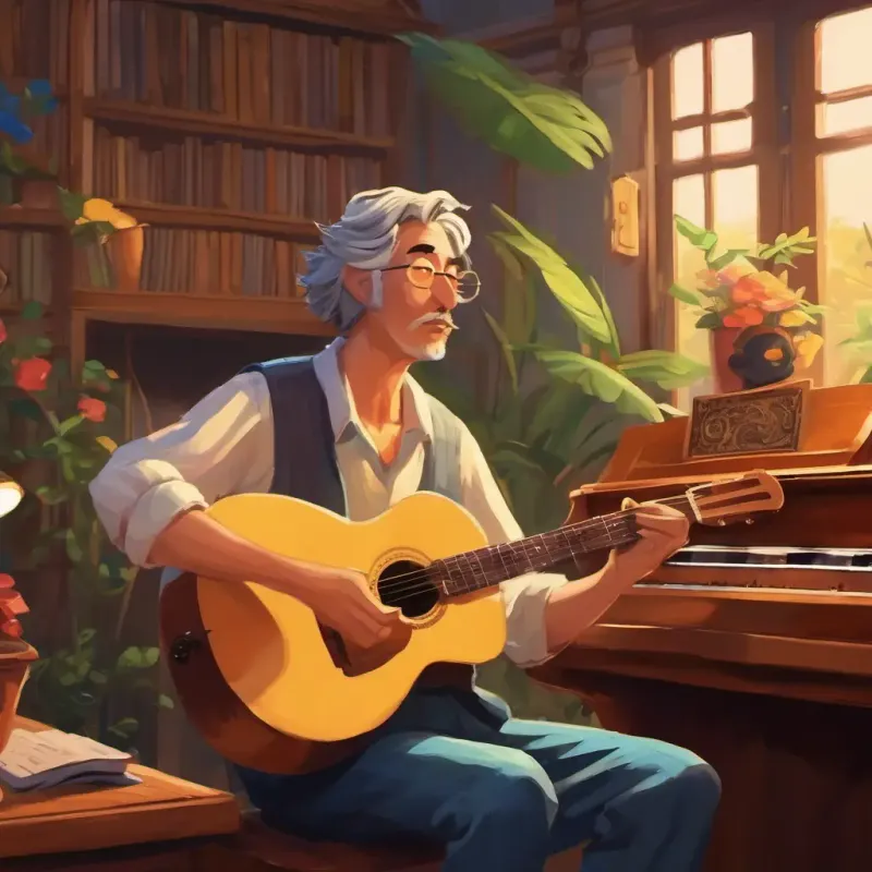 Bill playing music and uniting everyone