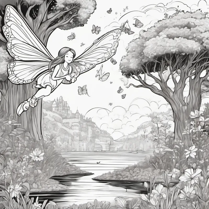 Without hesitation, Lily closed her eyes tightly and thought of flying through the clouds, playing with colorful butterflies and swimming with friendly mermaids. Suddenly, she felt a soft breeze and a touch of Injy's wings, and in an instant, they were soaring high above the treetops. As they flew through the starry night sky, Lily gazed in amazement at the majestic world they were entering. Dreamland was a place where anything was possible, where imagination turned into reality. They passed by a candy-covered castle where the walls were made of chocolate, and trees grew lollipops. Fairies danced gracefully with fireflies, spreading pixie dust that shimmered in every direction.