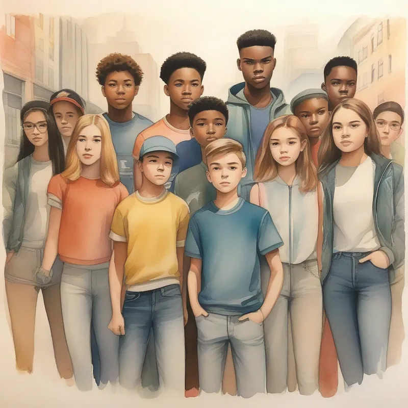A group of determined and brave teenagers empowered and determined to fight against injustice.