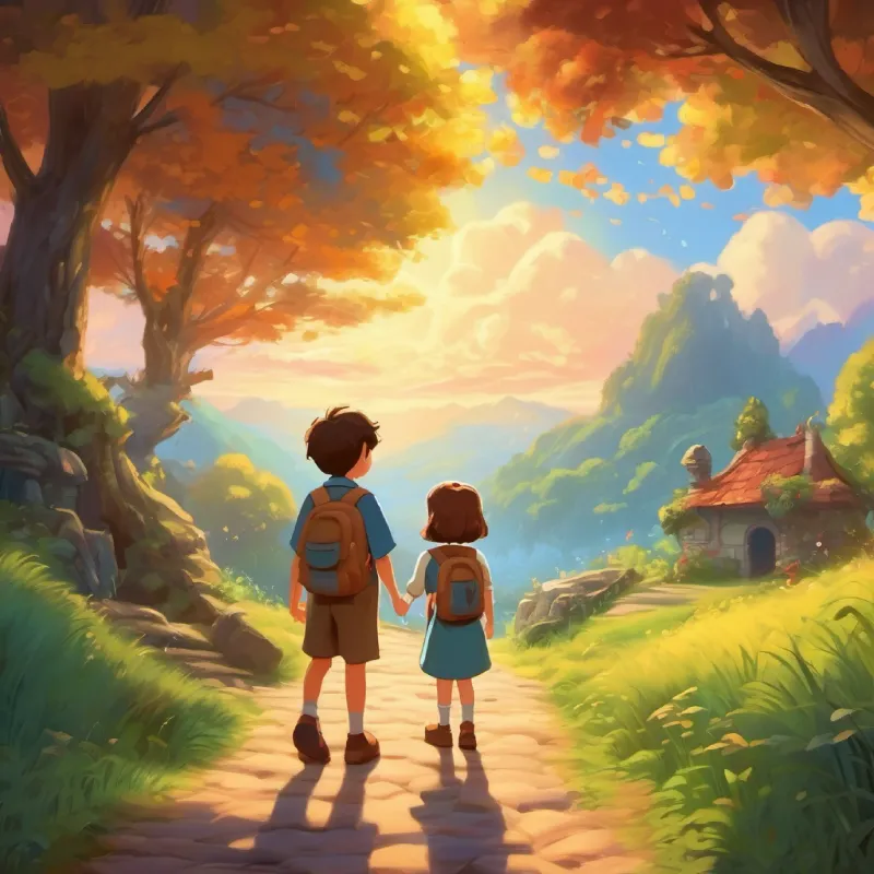 Kids wish to befriend past children, send joy back in time