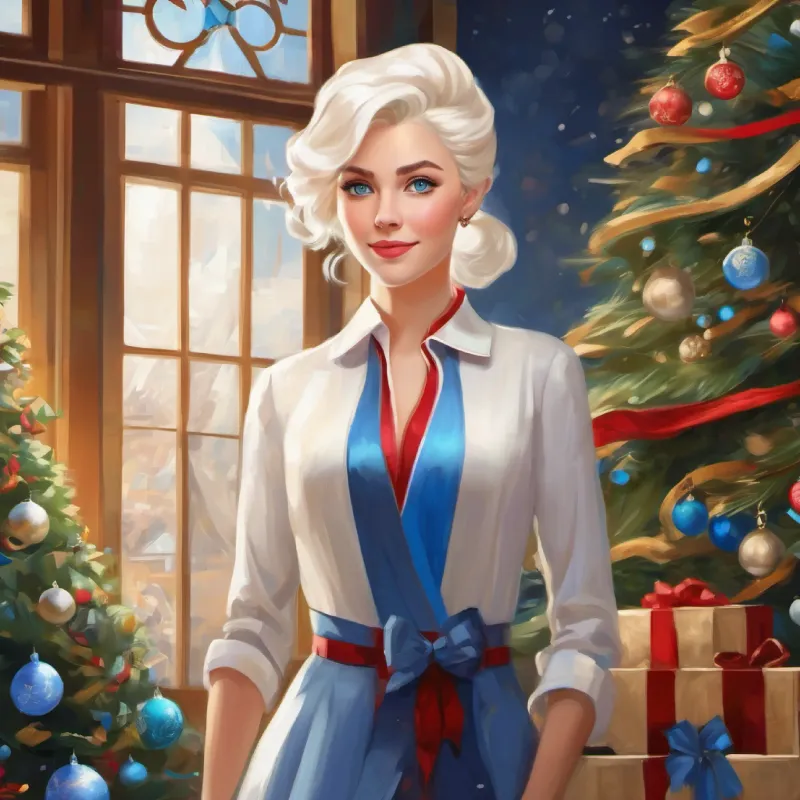 Platinum blonde hair, blue eyes, queenly poise, always in elegant attire attributes their success to their teamwork and love for their home.