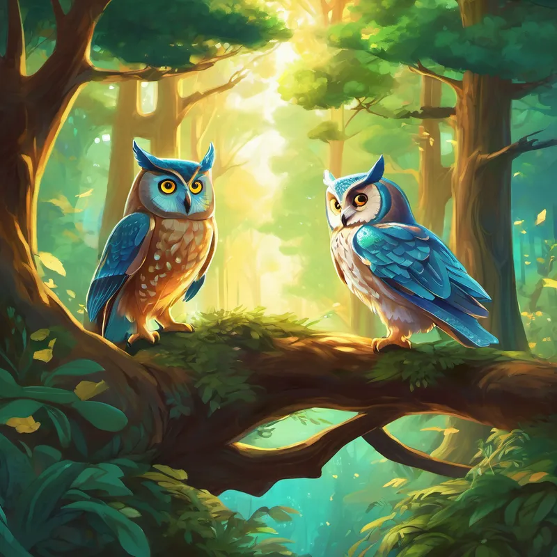 Throughout their journey, they encountered magical creatures who offered guidance and shared tales of the forest's history. An ancient owl taught them the importance of wisdom, a mischievous sprite taught them the value of laughter, and a gentle unicorn reminded them that there was magic within themselves. As Alex and Mystica faced each challenge with determination and teamwork, they began to realize that the journey itself was just as important as the treasure they sought. The forest taught them the true value of friendship, perseverance, and believing in oneself. Their bond grew stronger with every obstacle they overcame, and their hearts were filled with joy and gratitude.