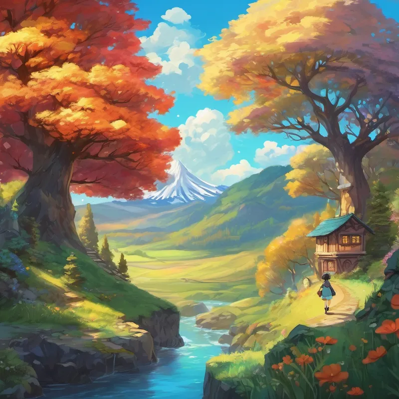 And so, their tale lived on, reminding everyone that with a shimmering key in hand and a heart full of love and courage, one can embark on the most extraordinary adventures and find treasures that go far beyond what they ever imagined. The End.