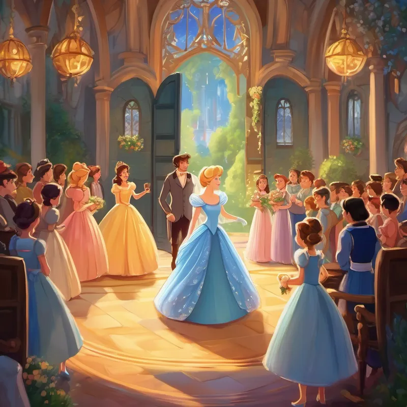 On their wedding day, Cinderella forgave her stepsisters and they all lived happily ever after.