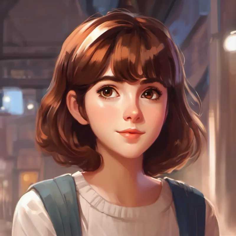 Shy, sophomore, short brown hair, big brown curious eyes's secret love for drawing is revealed.