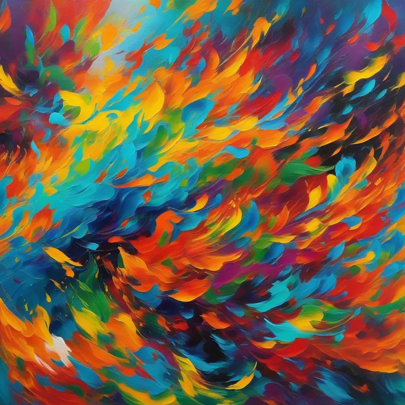 Vibrant colors, rebellious energy, now transformed and responsible with attitude, vibrant colors, rebellious energy