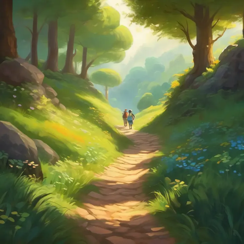 Finding a familiar path, realization, joy of discovery