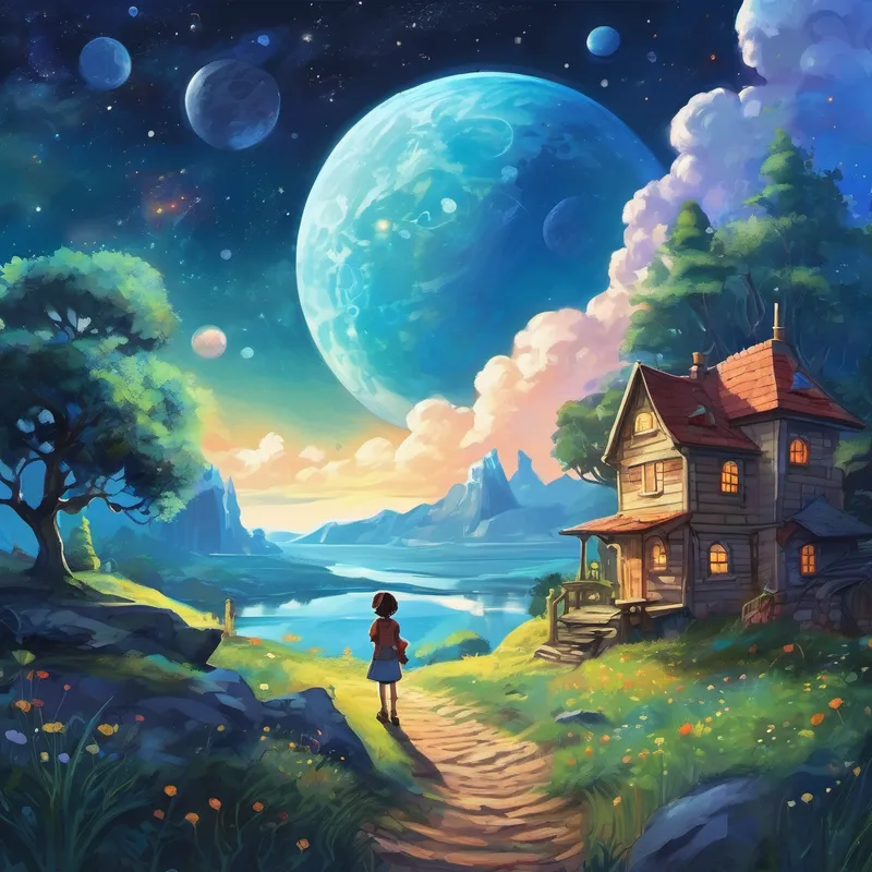 Once upon a time, in a not-too-distant future, there existed a world filled with dreams, wonders, and possibilities. On this blue planet called Earth, the inhabitants yearned to explore the vastness of the universe, reach the stars, and unravel the secrets they held. And so, the story begins. In a small town called Brightville, there lived a young girl named Lily. Lily was bright-eyed, curious, and always eager to learn. Every night, her grandmother, Grandma Ada, would tuck her into bed and share incredible stories of humanity's expedition to the stars.