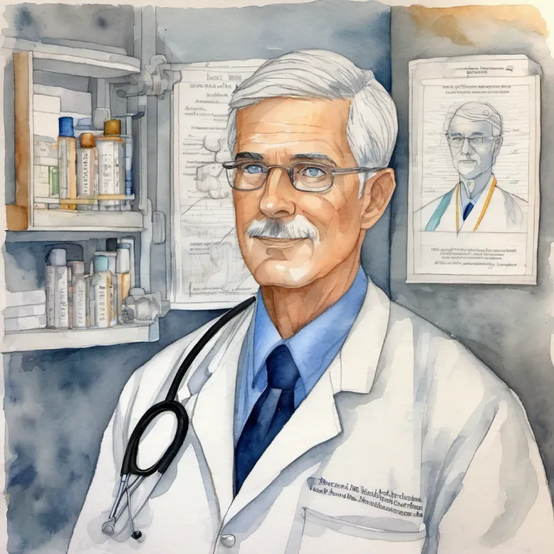 Seasoned surgeon with gray hair and piercing blue eyes introduces brachial plexus and mnemonic aids for memorization.