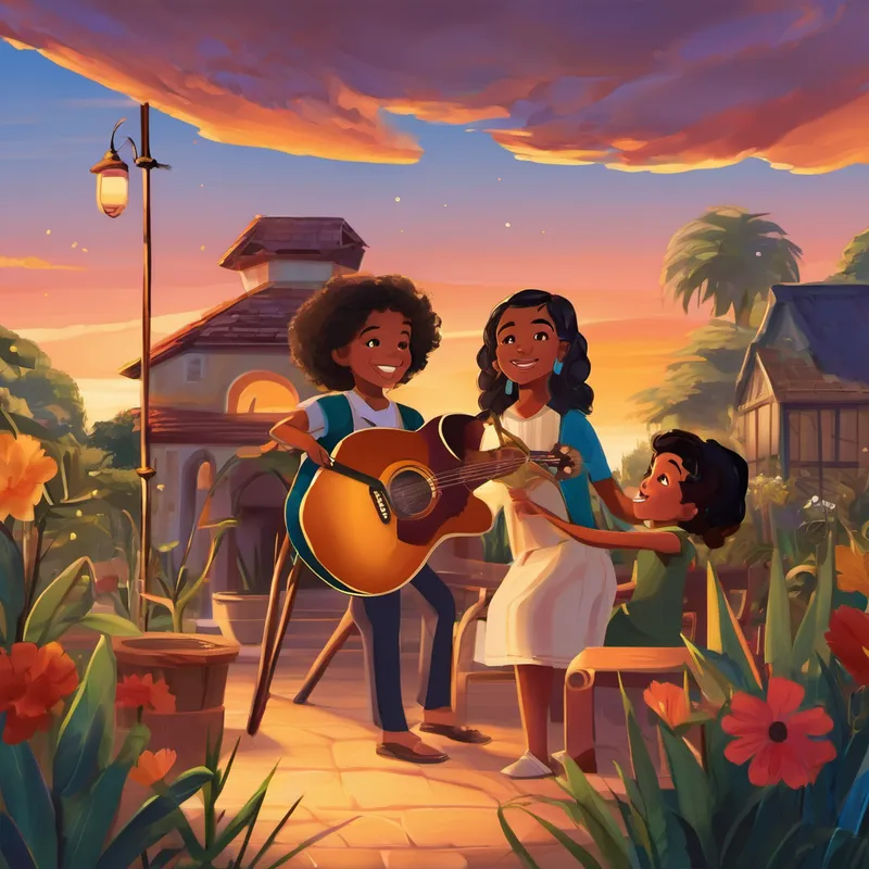But Friday evenings were extra special for Ariyah. As the sun dipped below the horizon, Ariyah would enthusiastically gather her musical instruments – the drums and keyboard. With her parents by her side, she would usher in the Sabbath with joyful tunes, filling their home with uplifting melodies and singing along. Their harmonious songs would bring a sense of peace and togetherness to their hearts, setting the stage for a wonderful weekend ahead. On Saturdays, Ariyah would wake up early, her heart brimming with excitement. She would dress in her Sunday best and head to church with her family. There, she would express her love for Jesus, listen to inspiring sermons, and sing hymns alongside her friends. Ariyah cherished these moments, feeling a deep connection to her faith and community.