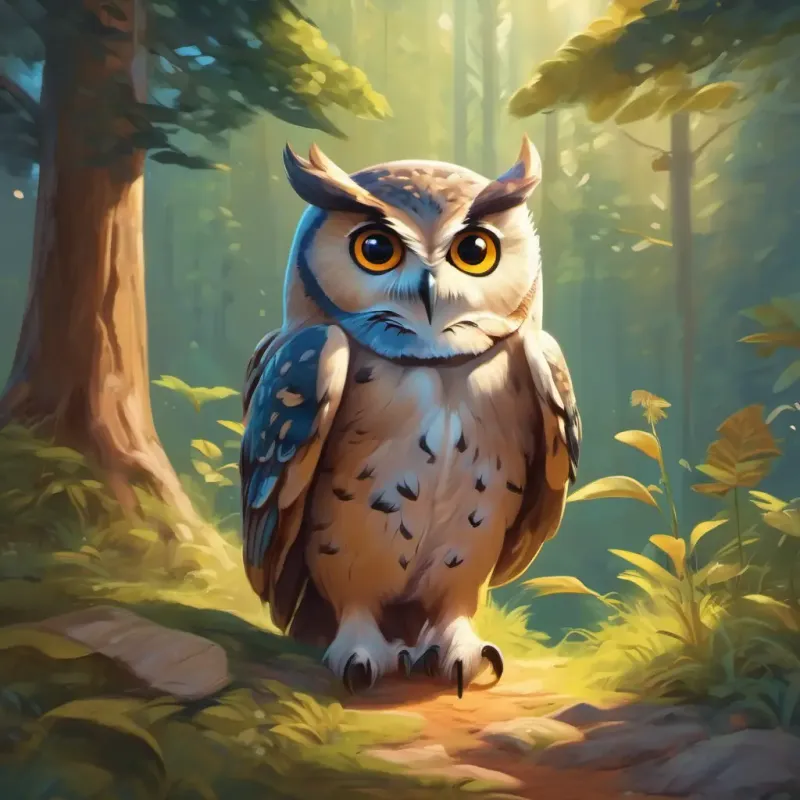 Owl makes a new friend who helps him.