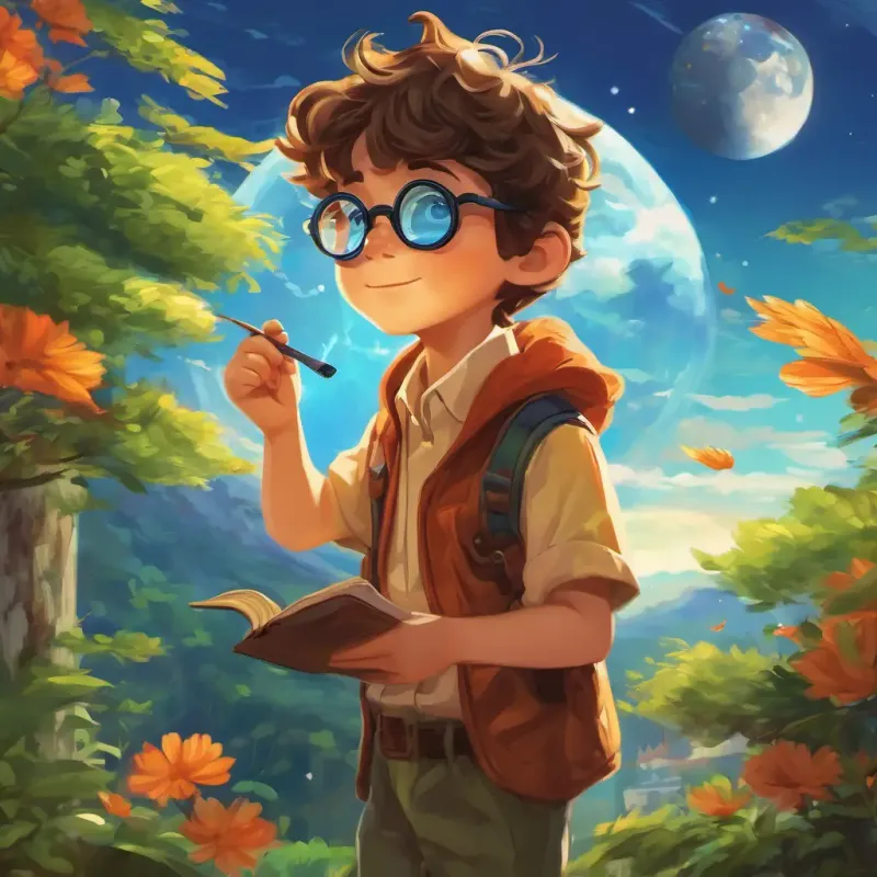 Leo is a boy with special glasses that make the world magical takes off his magical glasses, knowing that the real magic is inside himself.