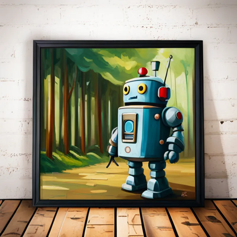 Dr Johnson building Jake the robot