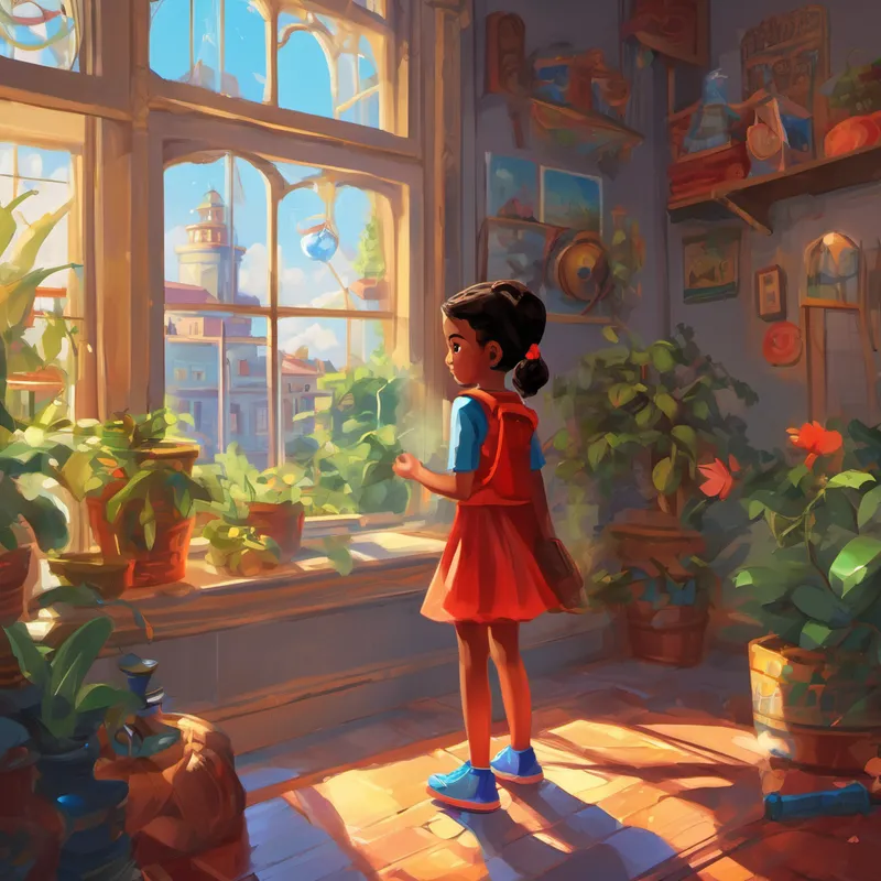 One bright sunny morning, Anaya woke up with a strange feeling. She noticed something unusual in her room. Her toys were moving on their own! Suddenly, Anaya realized she had been granted incredible powers, just like Spiderman. She could climb walls, swing from buildings, and even shoot spider webs from her hands. Anaya was thrilled! As she explored her newfound abilities, Anaya soon discovered that the town was under attack by fearsome monsters. These monstrous creatures were causing chaos and fear among the townsfolk. Anaya knew it was time to use her powers for good and protect her mommy and papa.