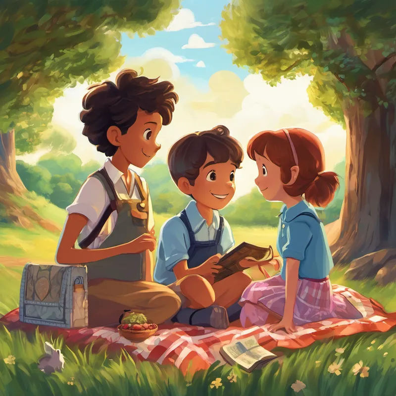 As time passed, Benny and Polly realized that their wishes had brought an immense amount of love and friendship to the land. Their bond, too, became deeper, fueled by their shared dreams. They spent countless hours exploring new parts of Friendshipville, sharing stories, and lending a helping paw to anyone in need. Everywhere they went, their kindness and friendship touched the hearts of everyone. One day, as Benny and Polly were enjoying a picnic under a giant oak tree, a gentle breeze blew, carrying a faint whisper. It was the locket speaking, reminding them that its magical powers would eventually fade away. It was time for Benny and Polly to make one final wish.