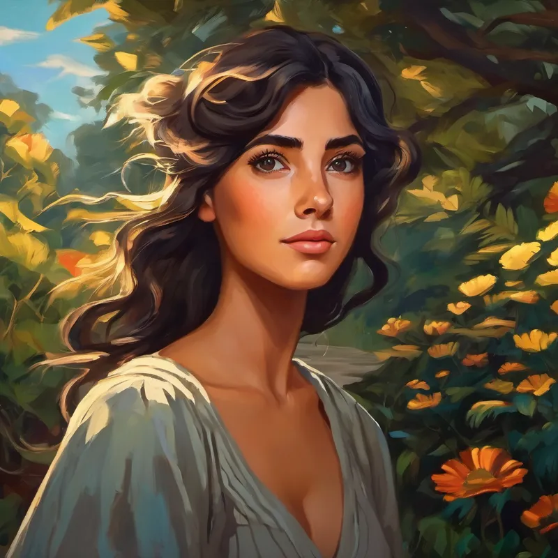 El Apuesto, valiente y con cabello oscuro y ojos brillantes. y la mujer construyendo un legado perdurable