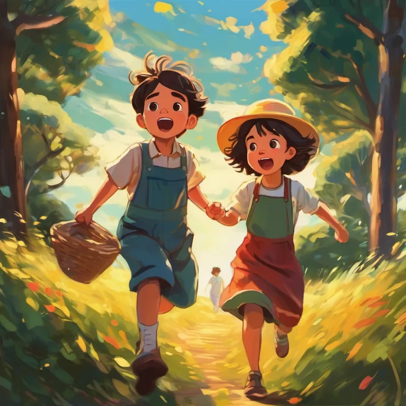 Los niños malos saltando y abrazados en el aire