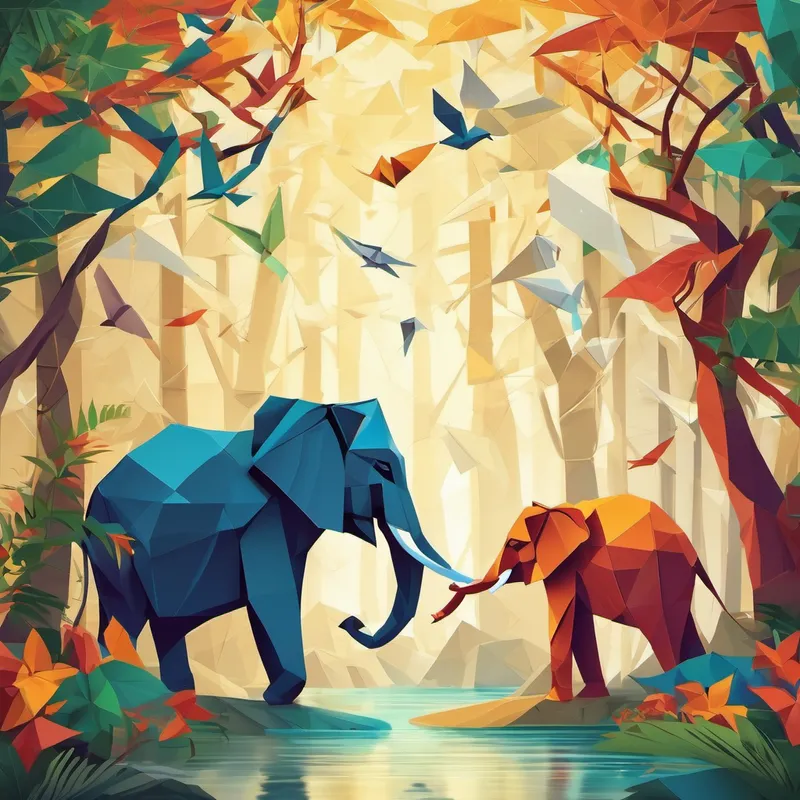 Mia was amazed and agreed to join Leo on his mission to learn multiplication once and for all. They headed towards the whispering canopies of the ancient learning tree, where multiplication knowledge was known to reside. As they hiked through the jungle, Leo and Mia encountered many challenges and obstacles. They faced stampeding elephants and treacherous rivers, but Leo's newfound strength and bravery helped them conquer every hurdle. Mia's honesty and kindness also shined throughout their journey.