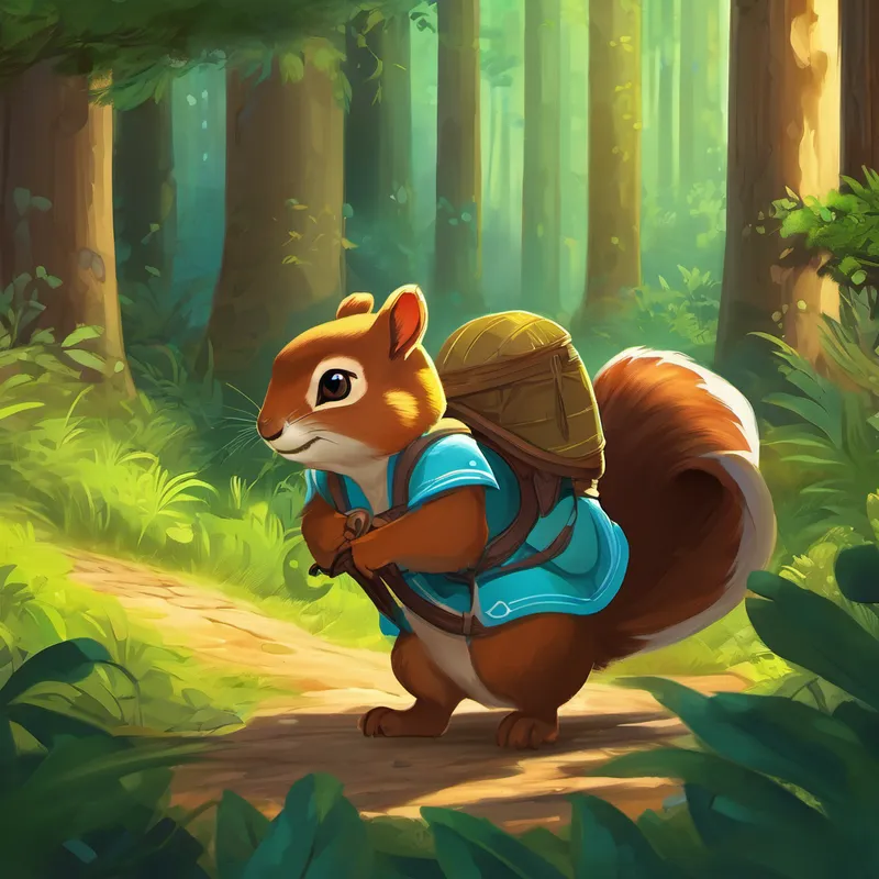 Excited by this newfound knowledge, Amani decided to embark on an adventure to find the enchanted forest. She bid Bella farewell and promised to return one day to share her experiences. Amani followed the clues left by Bella and ventured through the dense forest. She encountered many friendly animals along the way, who guided her on her journey. The squirrels showed her the way around tricky paths and the wise turtles taught her patience.