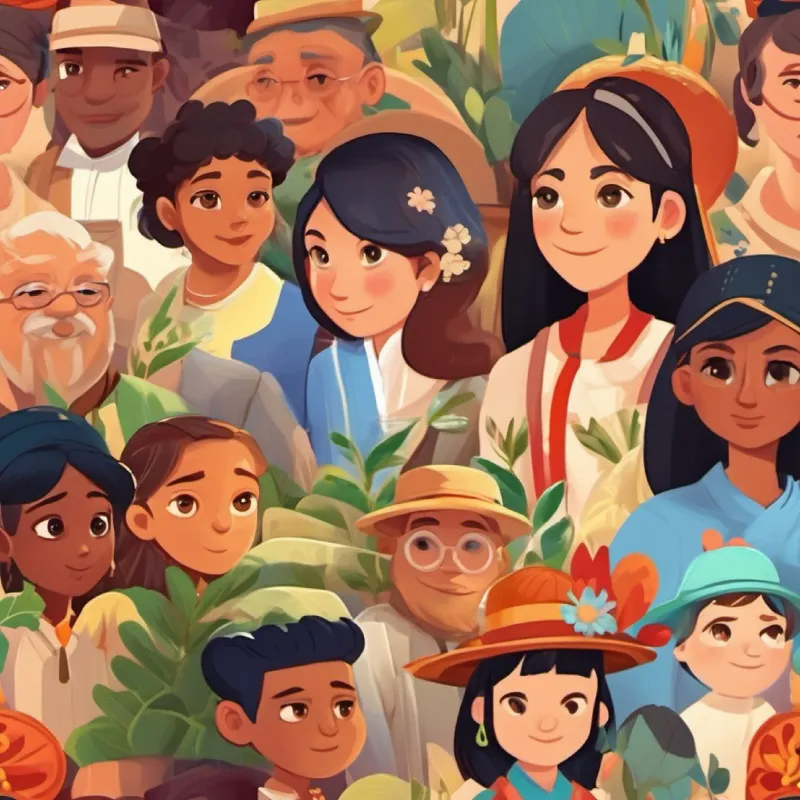 Introducing a mix of competitors highlighting diversity.