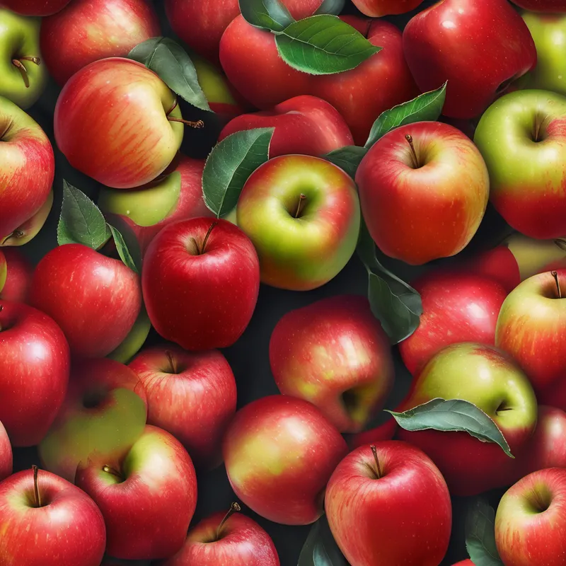 Excited by this discovery, Amazing wanted to see if the apples could multiply even more. So, Amazing closed its eyes again and made another wish. This time, when Amazing opened its eyes, there were now 8 apples! Amazing couldn't believe it. The apples had multiplied again!