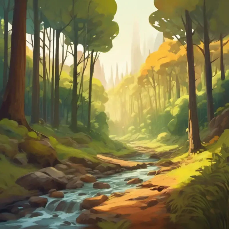 The forest's problem is a dried-up stream causing discord.