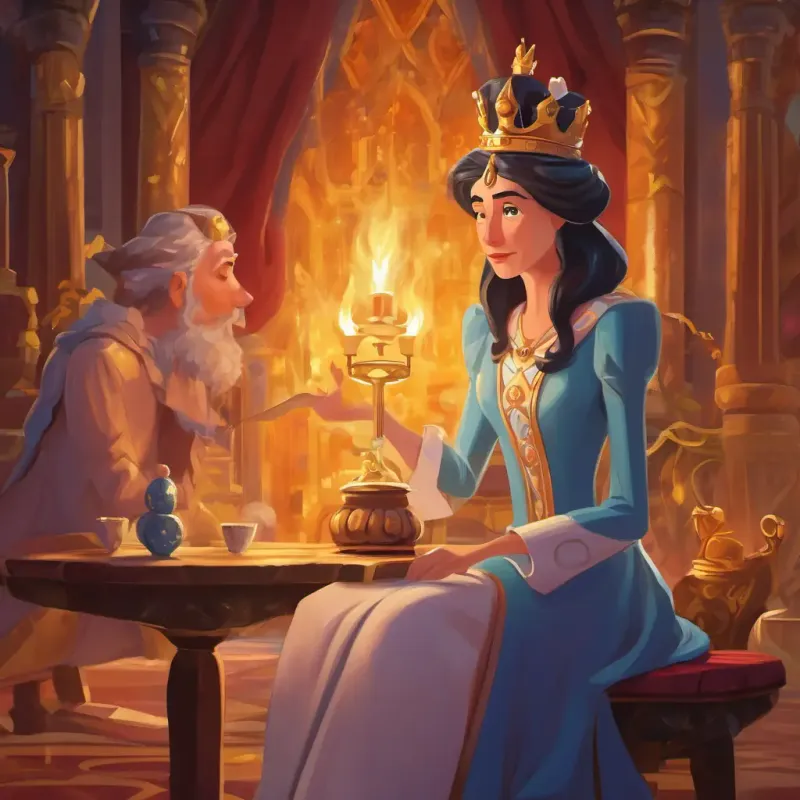 Queen is worried about the consequences of using magic.