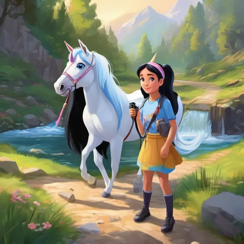 Amanda begins building a new stream path.