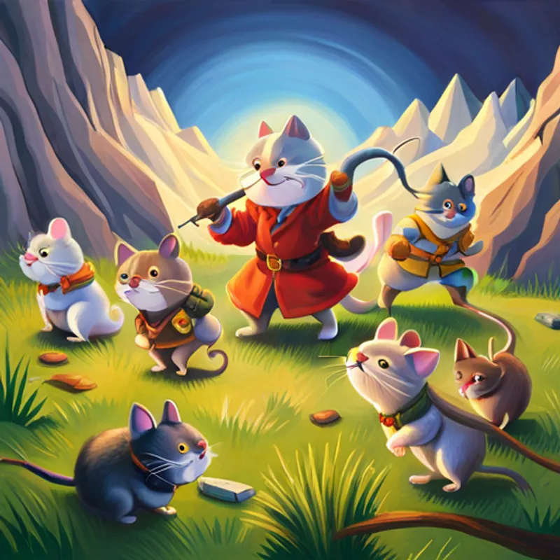 Mice army led by Whiskers, cats planning to defend