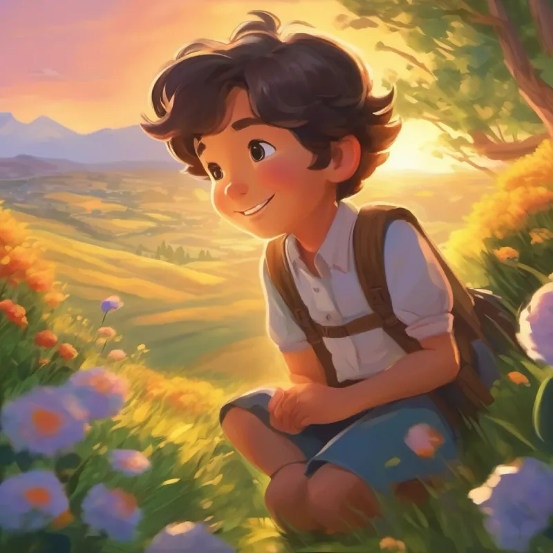 Returns home to celebration, feeling ready for new dreams, confident and happy