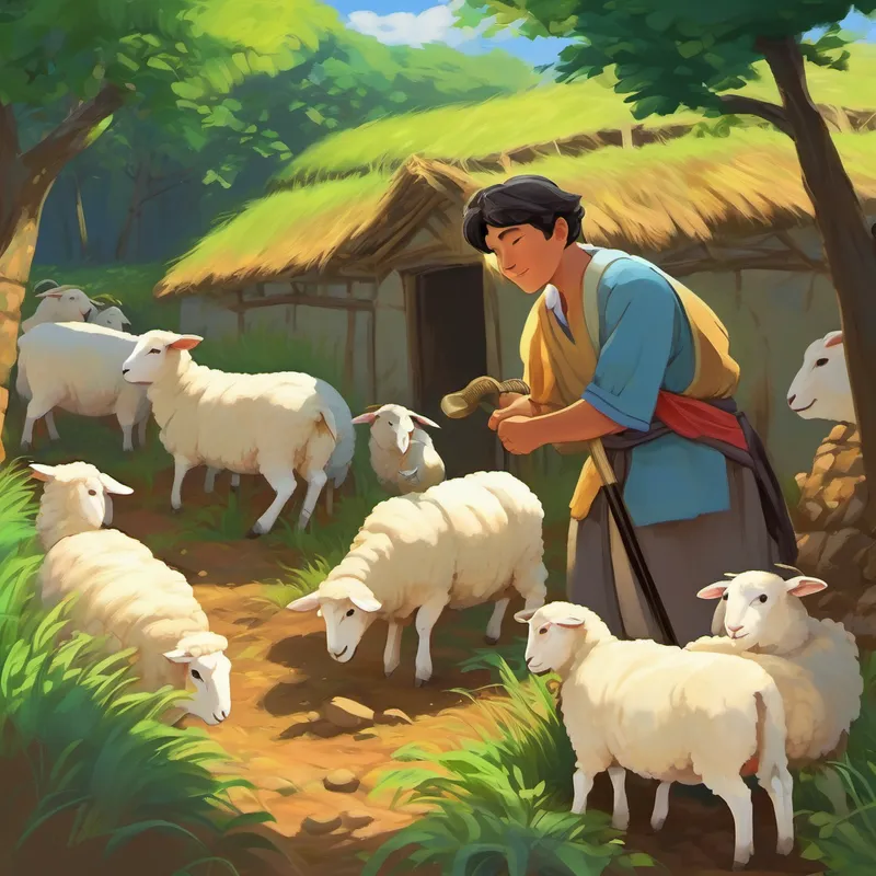 The next morning, Eli woke up determined to turn his prayer into action. He gathered all the villagers and shared his plan. "We must trust in God and work together to find a solution. Let's dig deep into the ground to create a well, which will provide water for our people and our sheep." With renewed hope, the villagers grabbed their shovels and began to dig. Eli worked tirelessly day and night, leading by example, and encouraging everyone to have faith. The sun beat down on them, and their hands grew calloused, but they never lost heart.