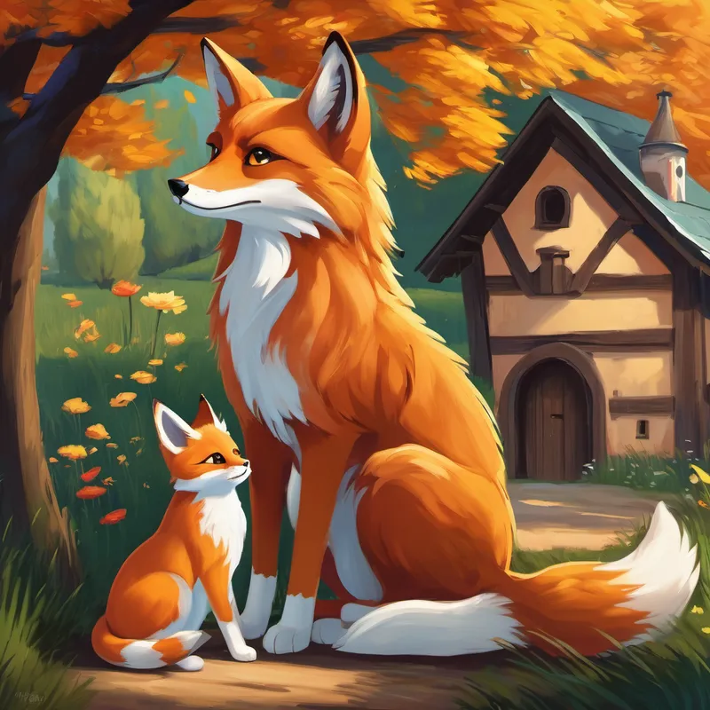 C'era una volta, in una fattoria vivace e animata, un gatto chiamato Leo e una volpe chiamata Foxy. Leo era un gatto intelligente, estroverso e simpatico, mentre Foxy era un'astuta e saggia volpe. Nonostante avessero personalità così diverse, erano grandi amici e formavano un duo dinamico. La fattoria era governata da una famiglia: il papà John, la mamma Mary e i loro due figli, Bob e Renzi. Mentre Bob e Renzi andavano a scuola e John lavorava nei campi, Mary si prendeva cura della casa e della fattoria. Erano una famiglia molto affiatata.