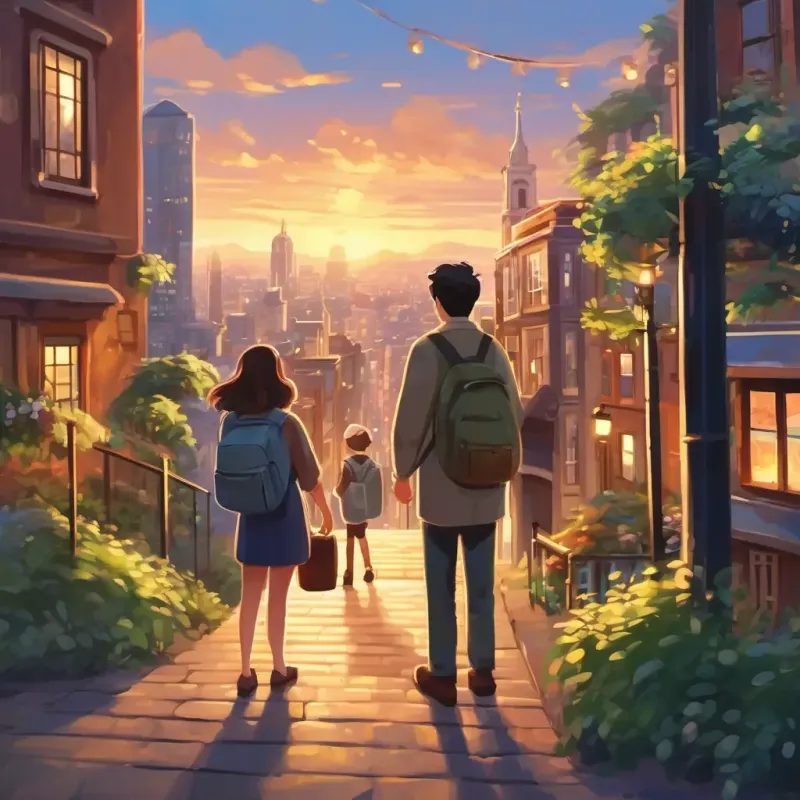 Friends feel love for the city and understand their importance.