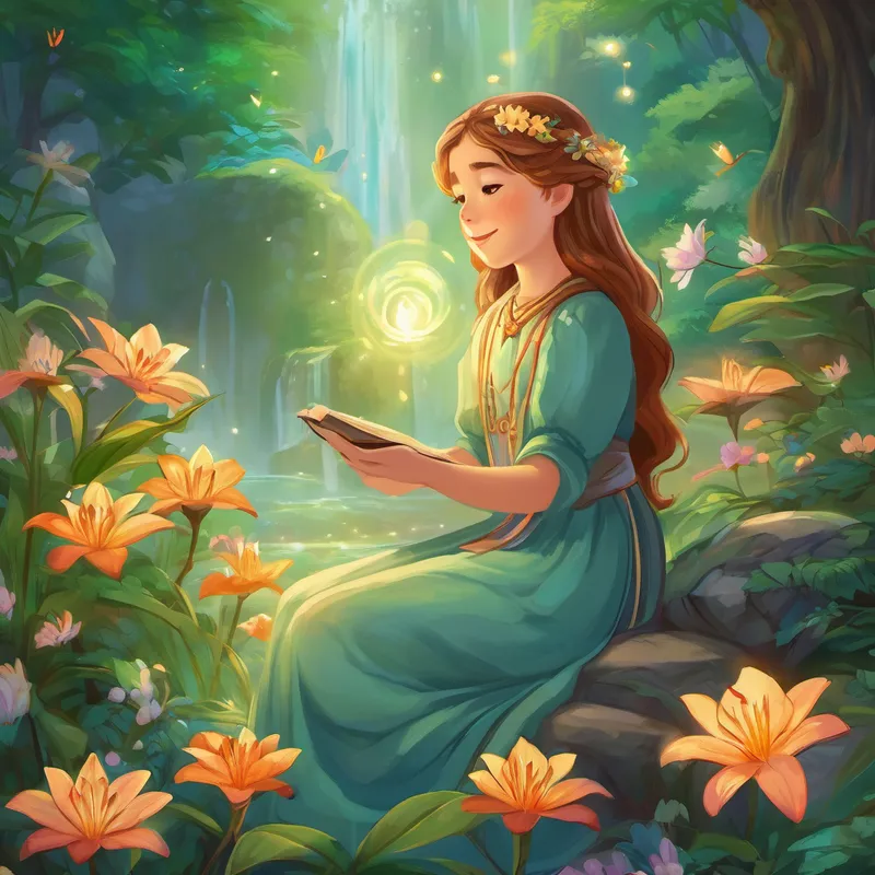 Over the years, Lily grew to be a wise and compassionate young woman, thanks to the guidance from Gaia's Wondrous Stone: The Enchanted Edition. She used its enchantments to bring smiles to people's faces, heal wounded animals, and nurture the beauty of nature. And so, dear children, if you ever come across Gaia's Wondrous Stone: The Enchanted Edition, remember to use its powers wisely. Let it inspire you to be kind, brave, and always seek the magic in the world around you.