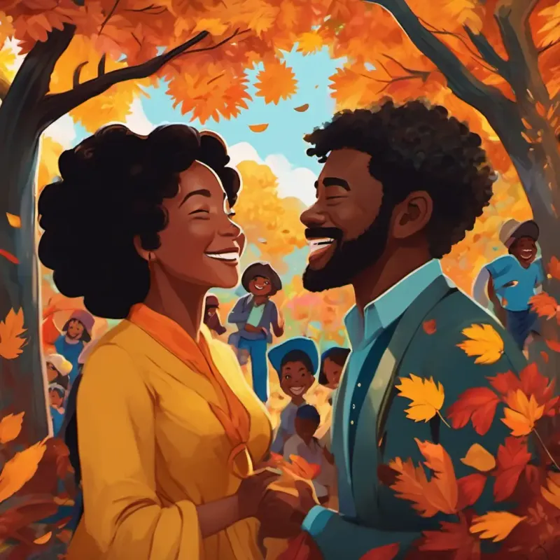 Joyful celebration of Consciência Negra and the love and happiness felt by the characters