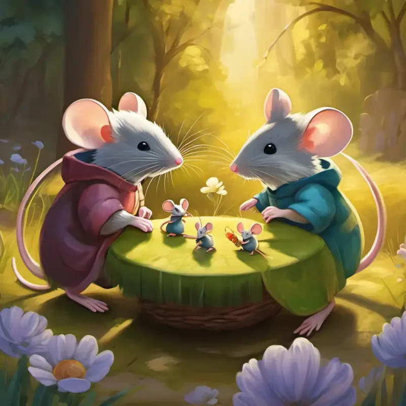 Mice create gown, teamwork