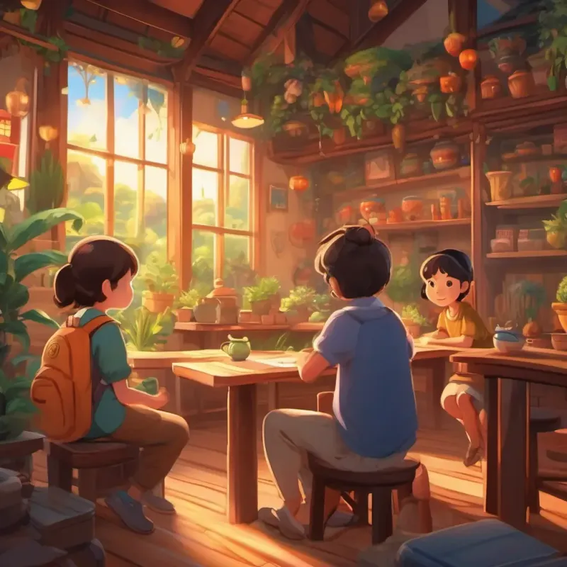 Introduces a theme of empathy, global connection through stories.