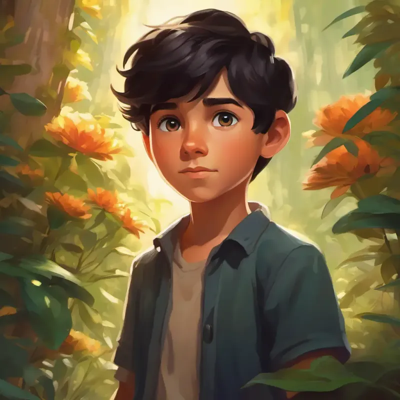 Young boy with dark hair, caring eyes, and a creative spirit's impact grows, inspires community sharing.