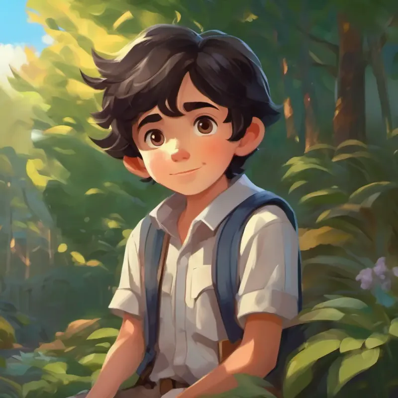 Young boy with dark hair, caring eyes, and a creative spirit's blog transforms into a supportive community.