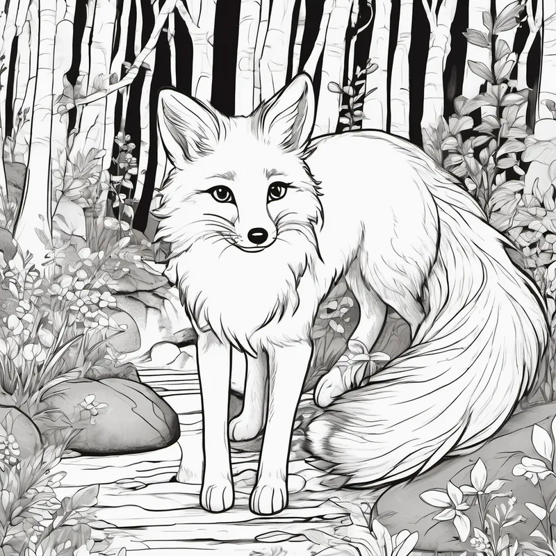 Once upon a time, in a peaceful land far, far away, there was a little girl named Lily. Lily was a kind-hearted and adventurous 8-year-old who loved exploring the magical forest near her house. One sunny afternoon, as Lily was happily skipping through the forest, she stumbled upon a cute and fluffy creature sitting on a rock. It was a baby fox with vibrant orange fur and sparkling eyes. The little fox looked lost and scared, so Lily immediately felt the need to help.