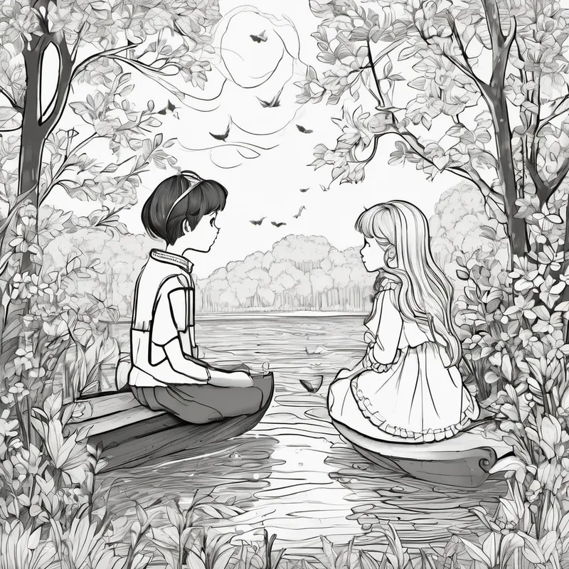 As they grew older, their bond grew stronger. Lily and Ginger became a team, always there for each other through thick and thin. They learned to communicate without words, understanding each other's thoughts and feelings. This magical bond made them feel invincible. One cool autumn evening, Lily and Ginger stumbled upon a mystical lake deep within the forest. The water shimmered under the moonlight and was said to grant one wish to those who deserved it. Lily gently whispered her secret wish into Ginger's ear, and together, they closed their eyes.