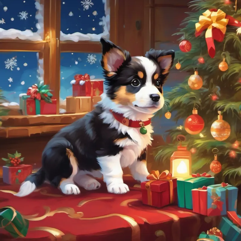 Ploi Saai names the puppy Tuay Fu.